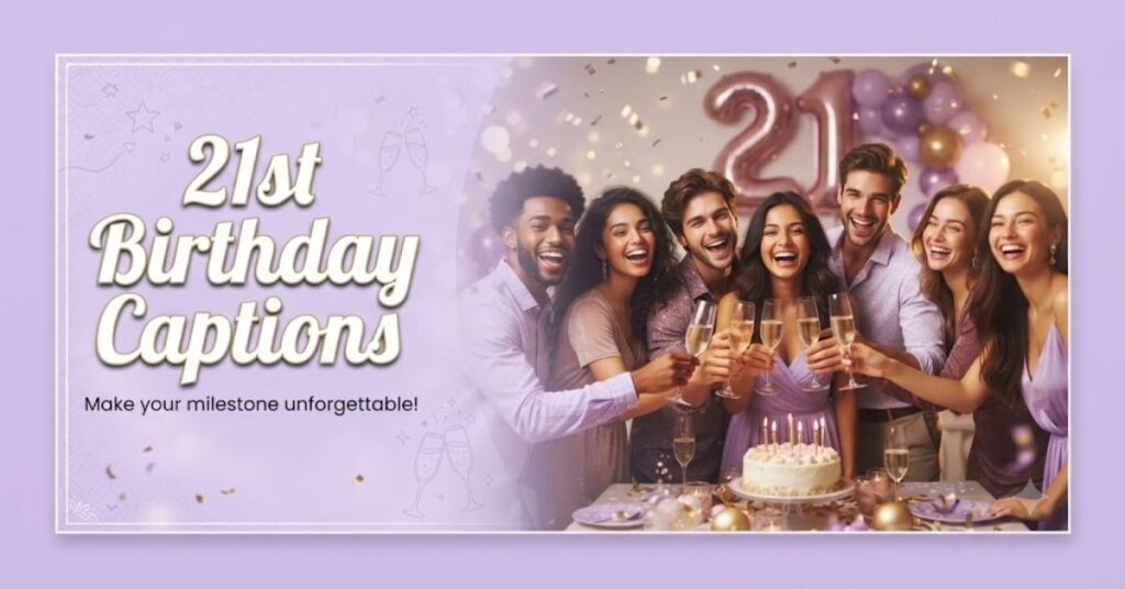 21st Birthday Captions