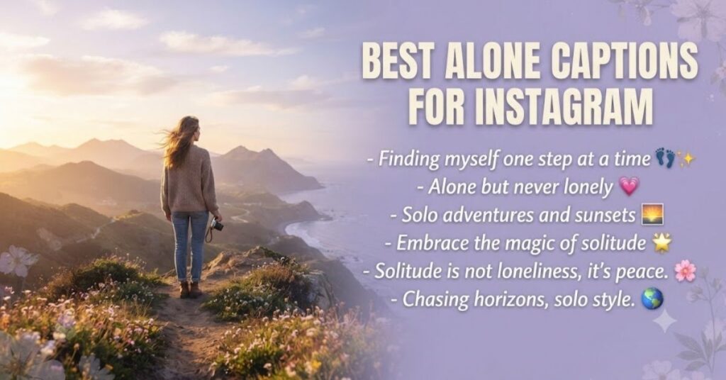 Best Alone Captions for Instagram