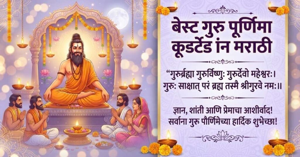 Best Guru Purnima Quotes in Marathi