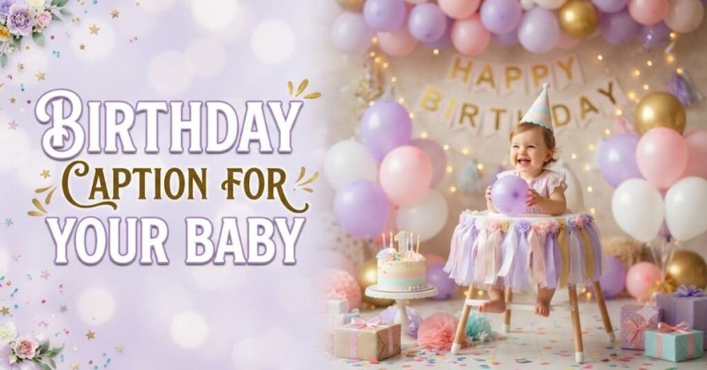 Birthday Caption for Your Baby