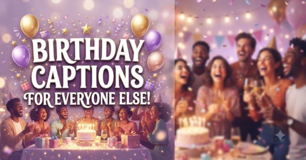 Birthday Captions for Everyone Else!