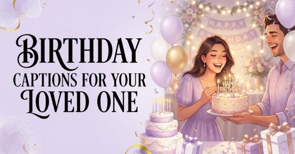 Birthday Captions for Your Loved One