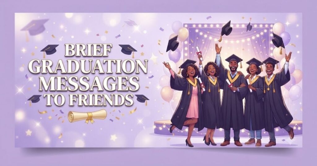 Brief Graduation Messages to Friends