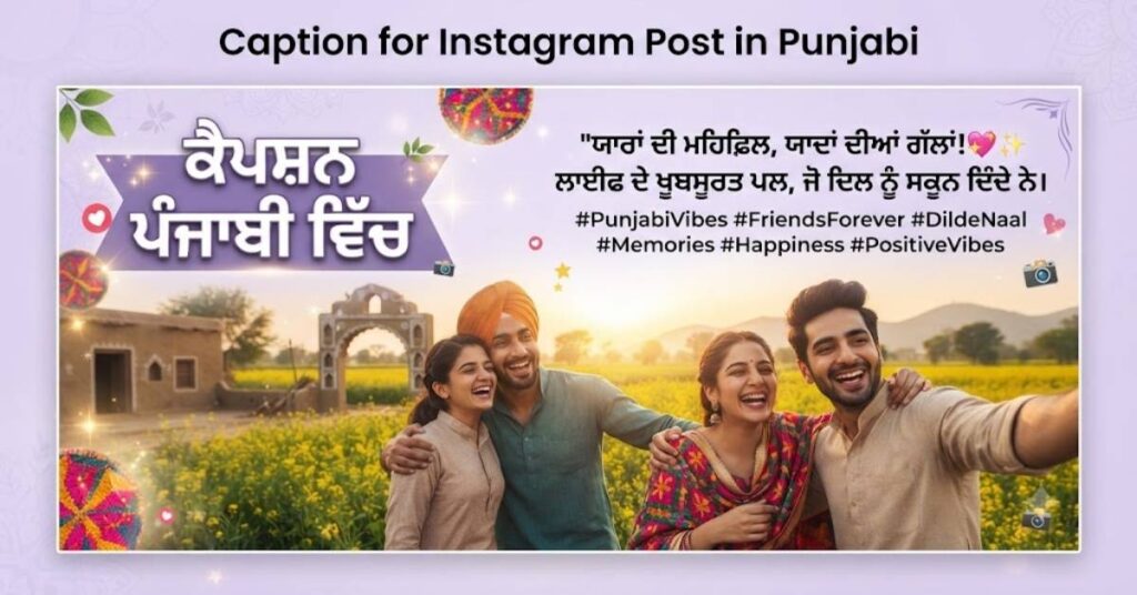 Caption for Instagram Post in Punjabi