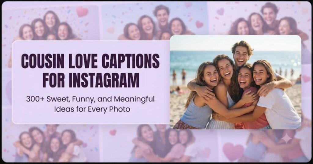 Cousin Love Captions for Instagram