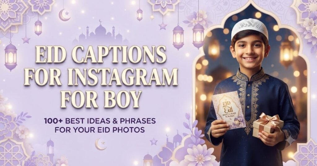 Eid Captions for Instagram for Boy
