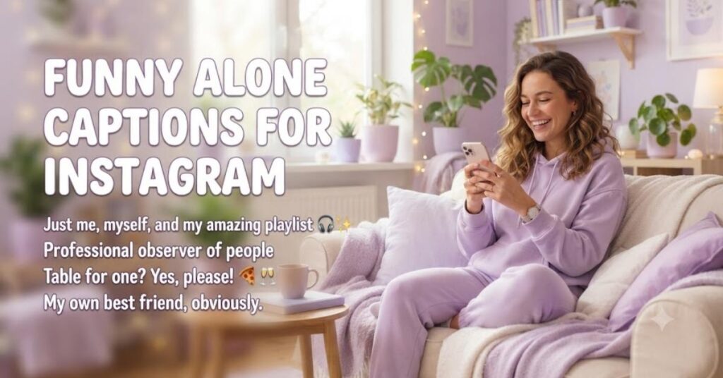 Funny Alone Captions for Instagram