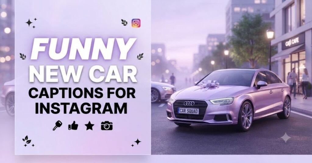 Funny New Car Captions for Instagram