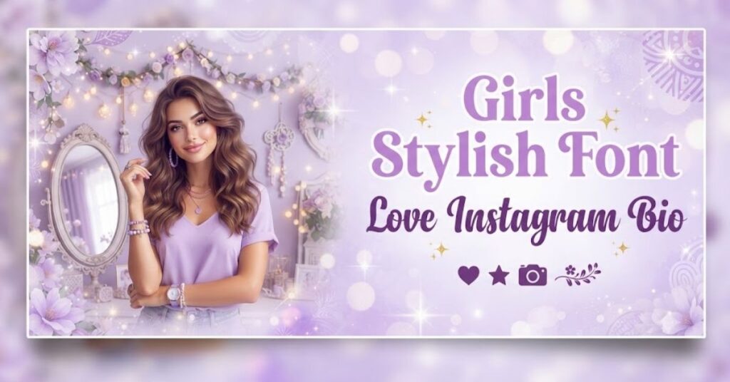 Girls Stylish Font Love Instagram Bio