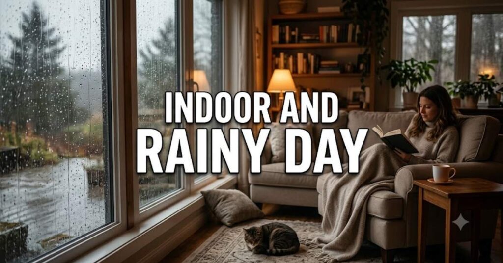 Indoor and Rainy Day