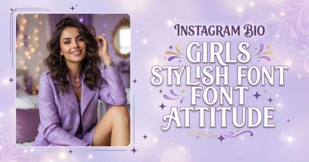 Instagram Bio Girls Stylish Font Attitude