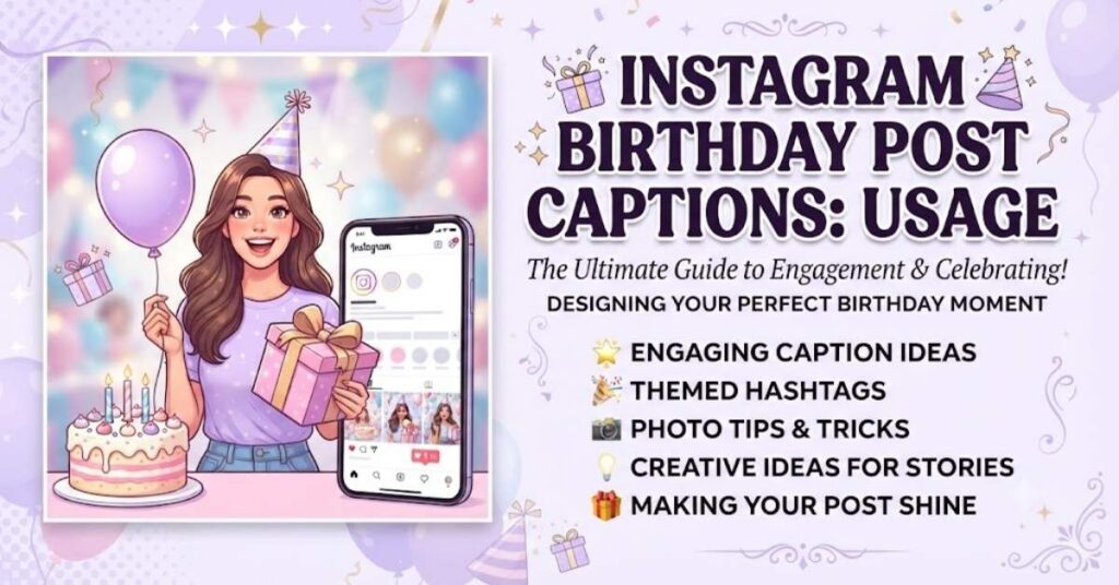 Instagram Birthday Post Captions: Usage