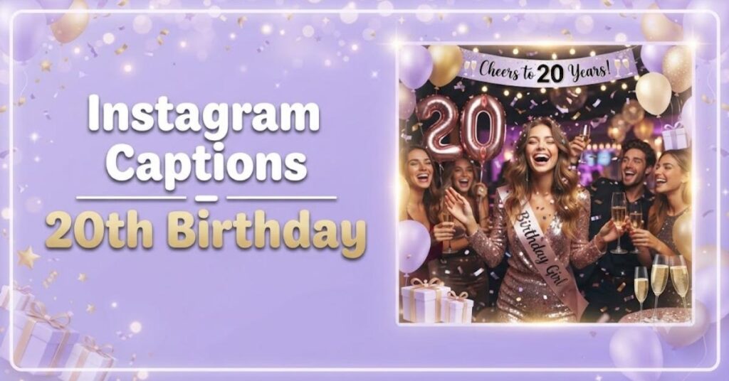 Instagram Captions – 20th Birthday