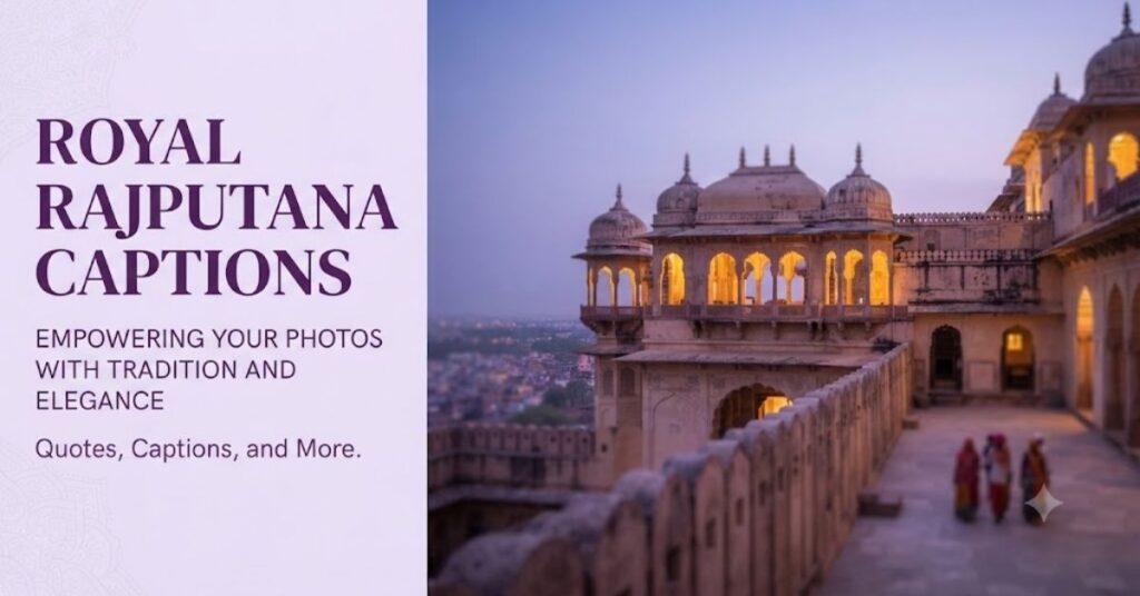 Royal Rajputana Captions 