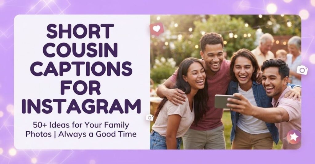 Short Cousin Captions for Instagram