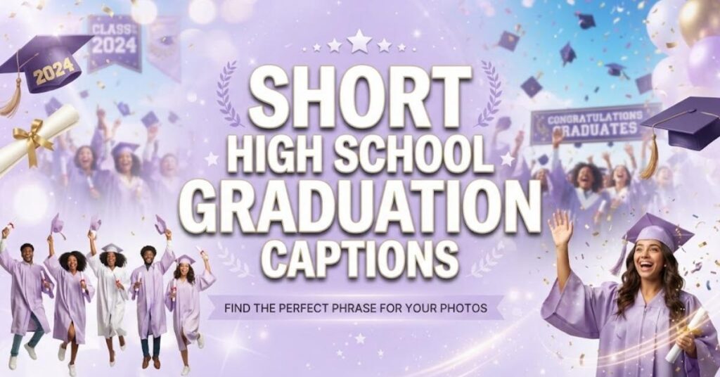 Short High School Graduation Captions