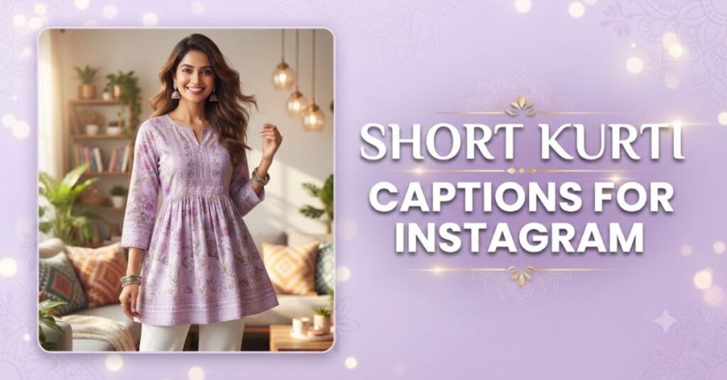 Short Kurti Captions for Instagram