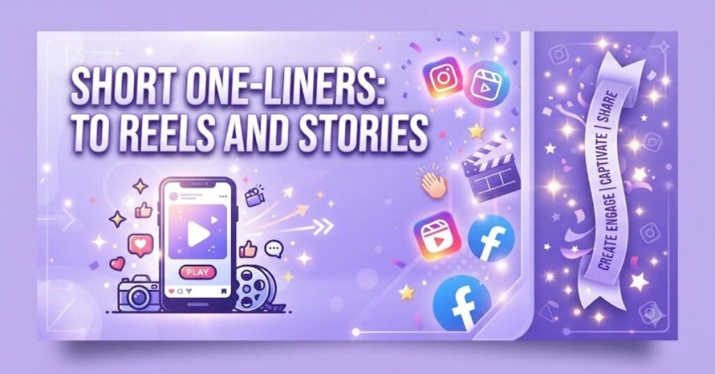 Short One-Liners: To Reels and Stories