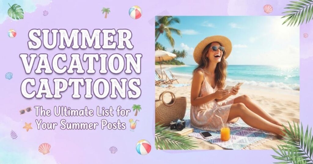 Summer Vacation Captions