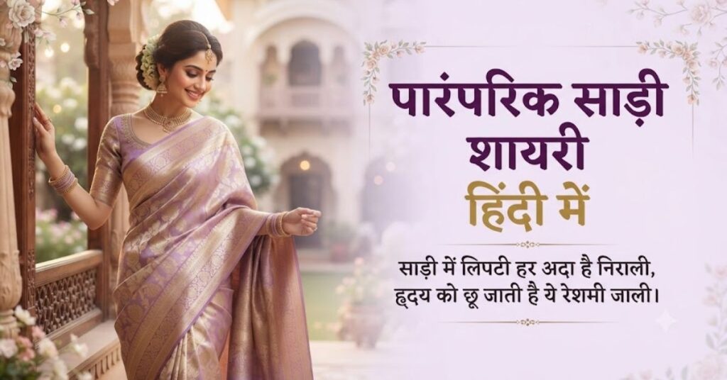 Traditional Saree Shayari in Hindi