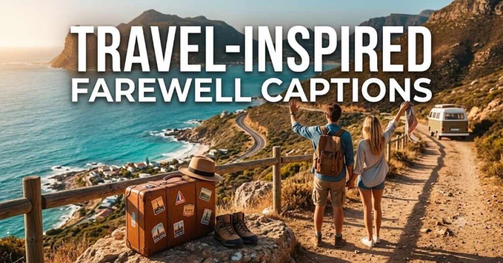 Travel-Inspired Farewell Captions