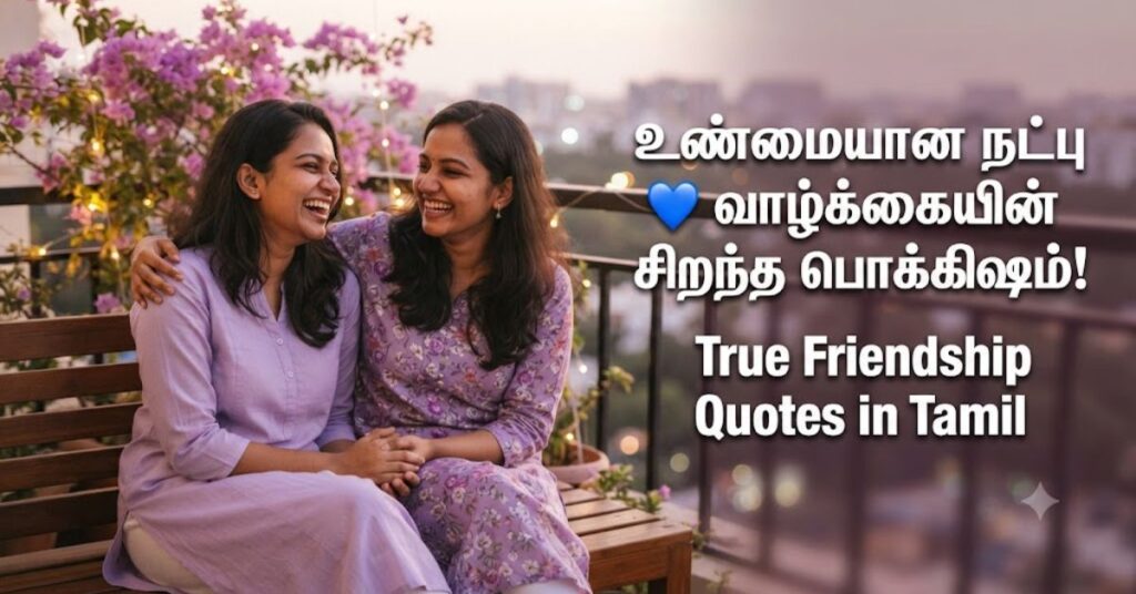 True Friendship Quotes in Tamil 💙