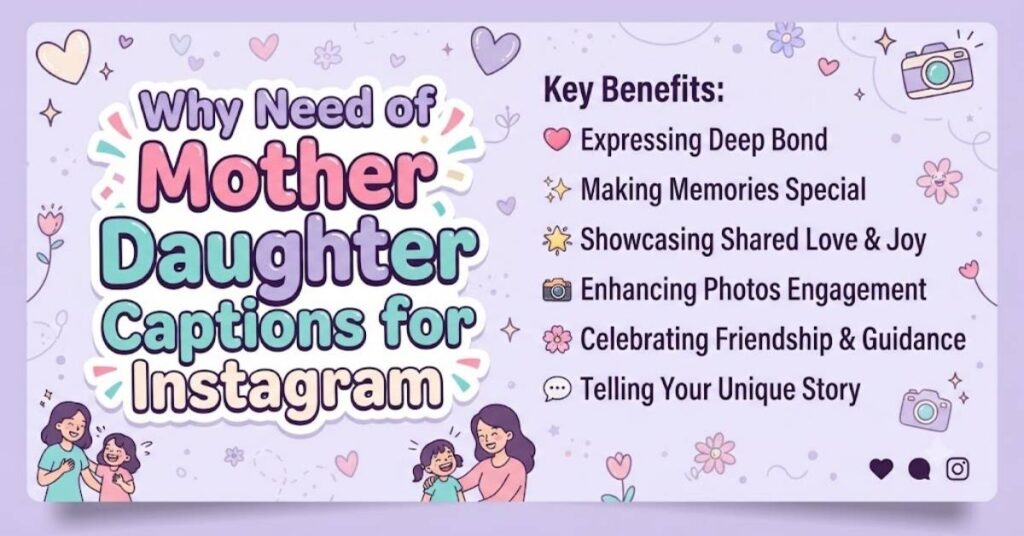 Why Need of Mother Daughter Captions for Instagram