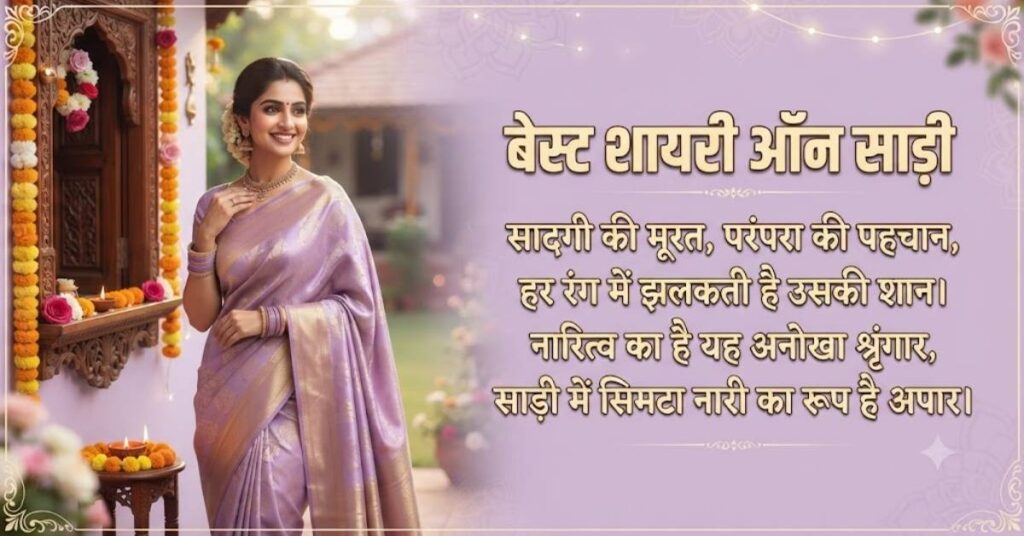 Best Shayari on Saree