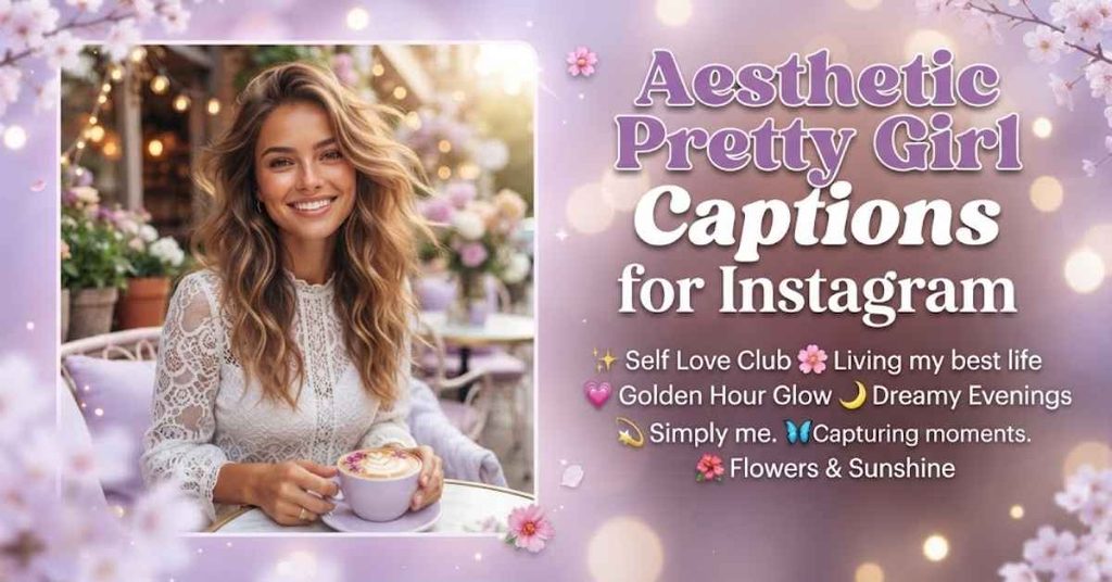 Aesthetic Pretty Girl Captions for Instagram