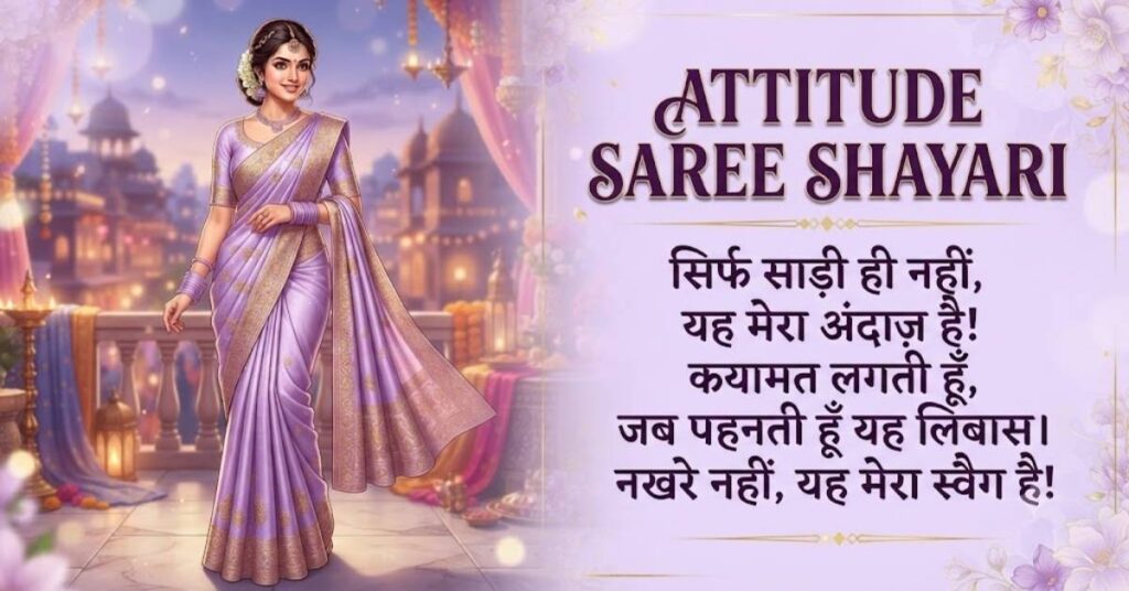 Attitude Saree Shayari