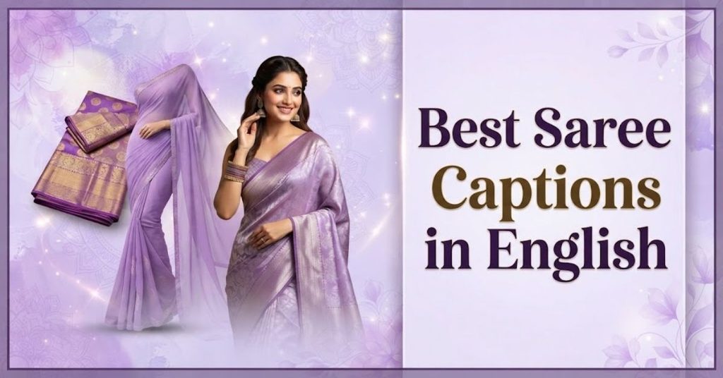 Best Saree Captions in English