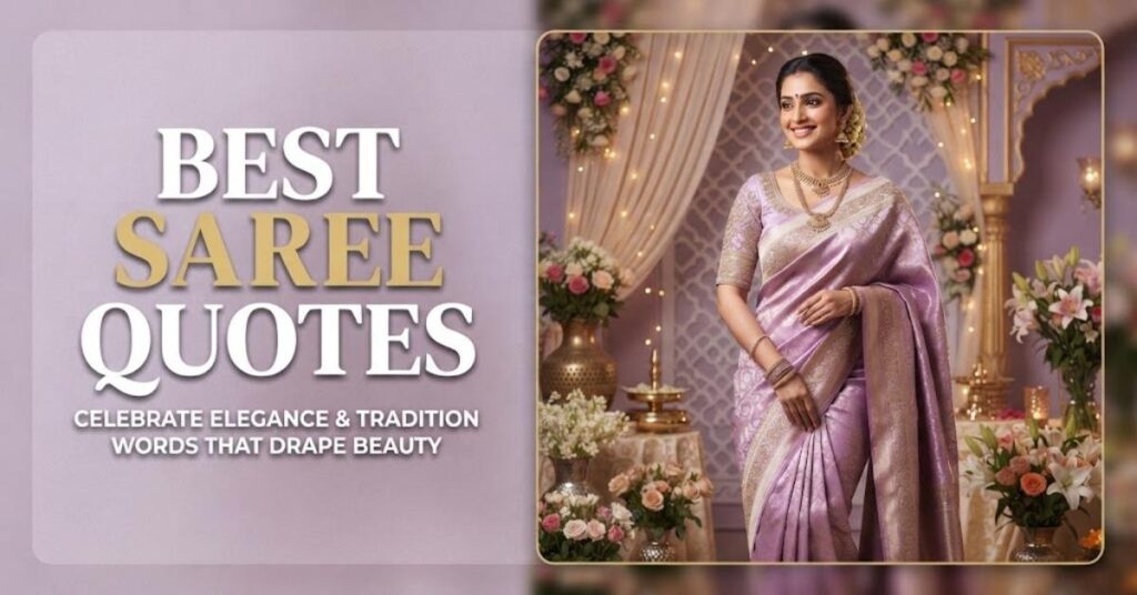 Best Saree Quotes
