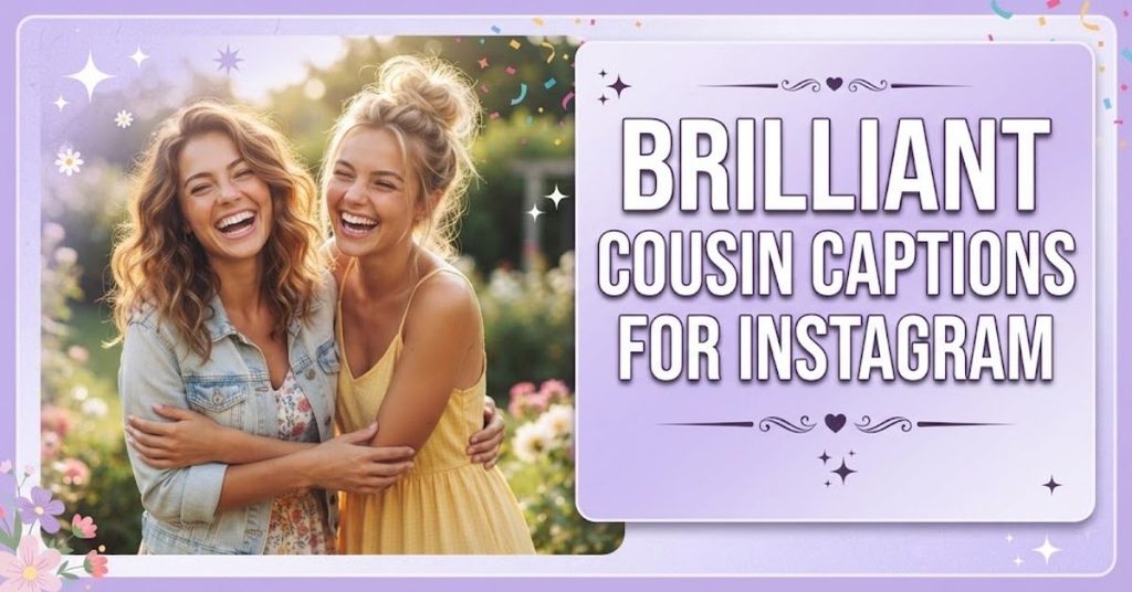  Brilliant Cousin Captions for Instagram