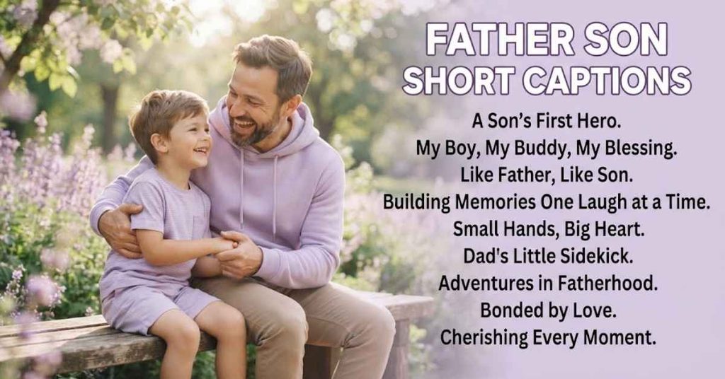 Father Son Short Captions