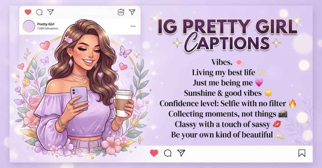 IG Pretty Girl Captions
