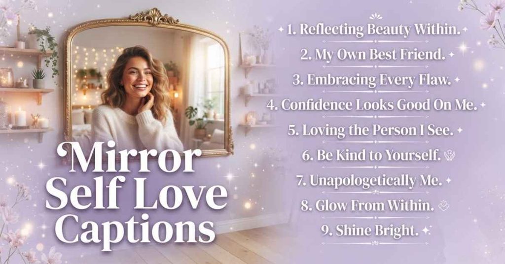 Mirror Self Love Captions