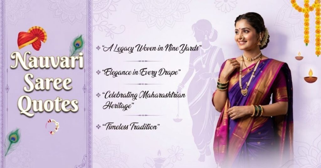 Nauvari Saree Quotes