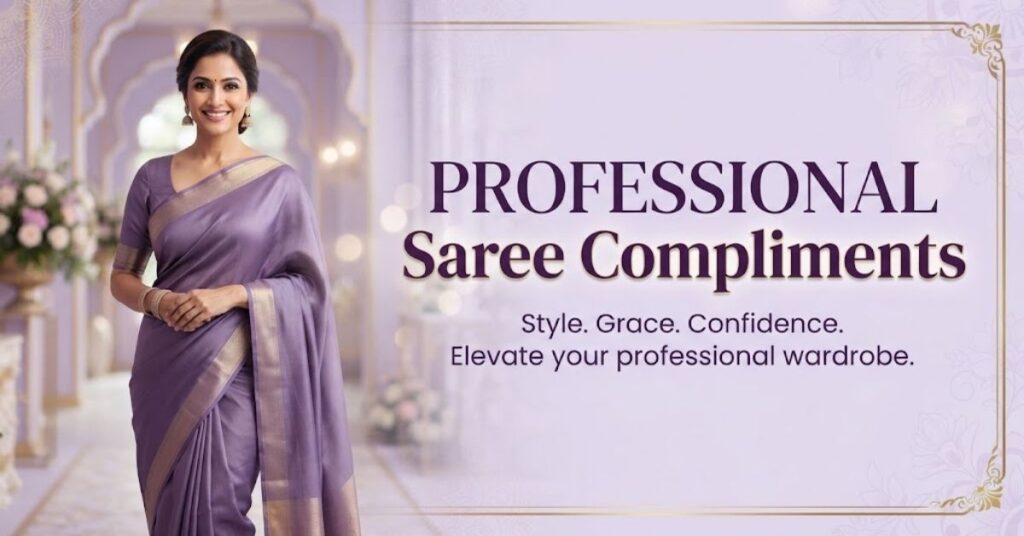 Professional Saree Compliments