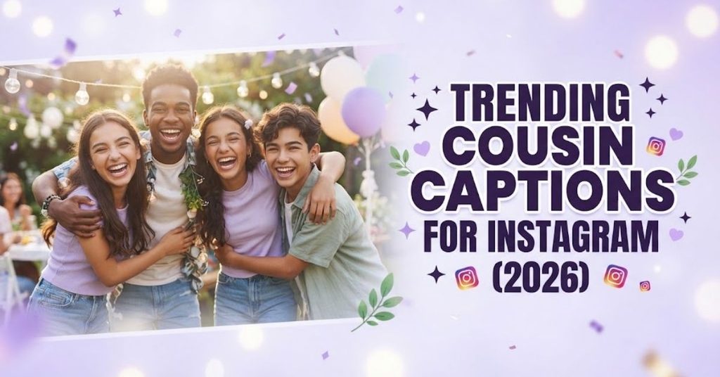 Trending Cousin Captions for Instagram (2026)
