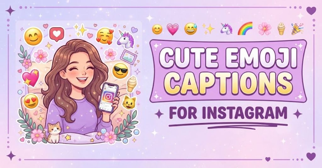 Cute Emoji Captions for Instagram