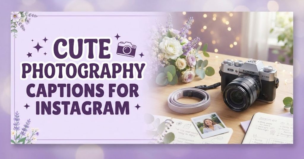Cute Photography Captions for Instagram