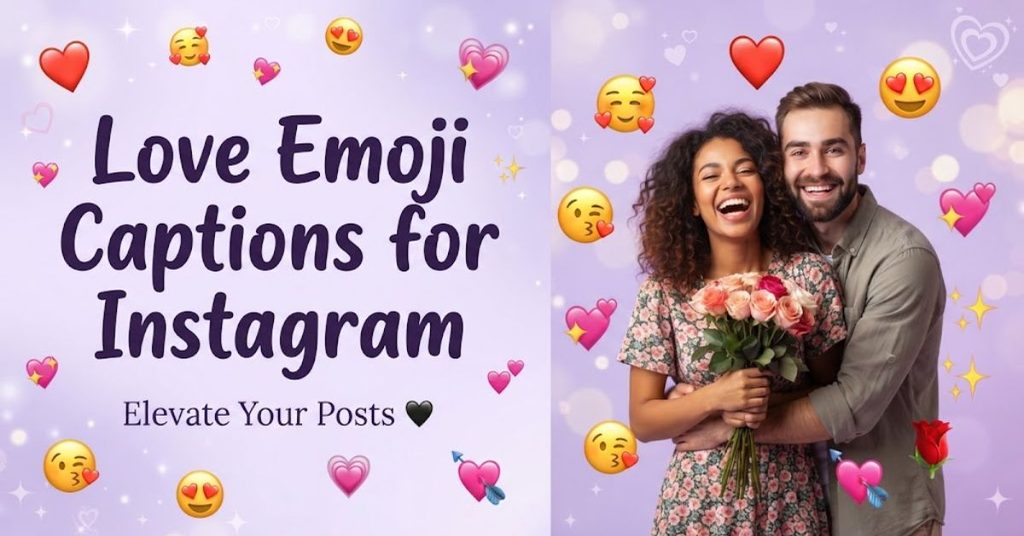 Love Emoji Captions for Instagram