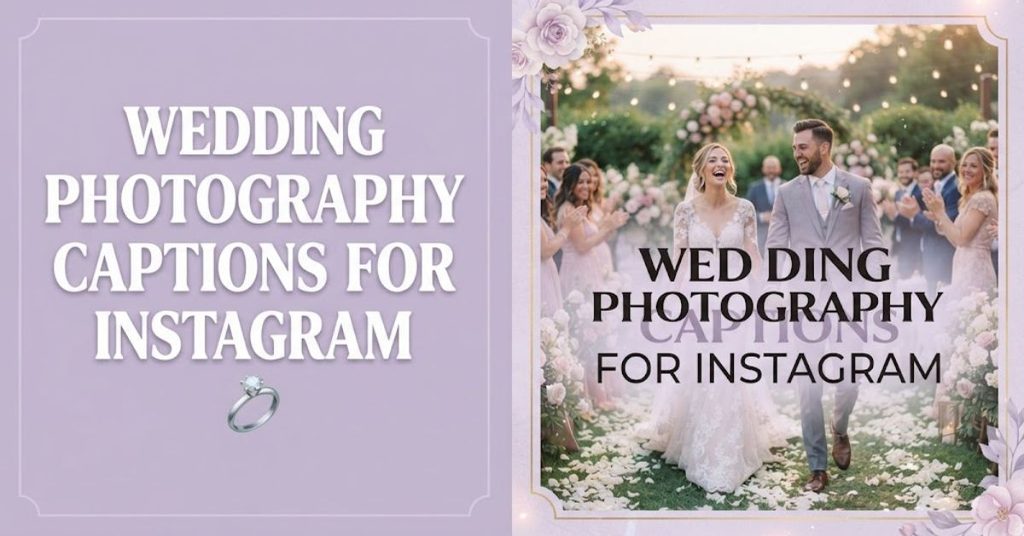 Wedding Photography Captions for Instagram 💍
