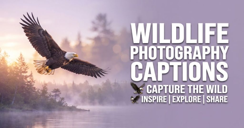 Wildlife Photography Captions 🦅